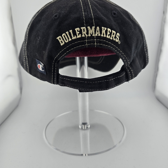 Purdue Boilermakers Embroided Champion Hat Train Logo Mesh Back Cap - Picture 3 of 7